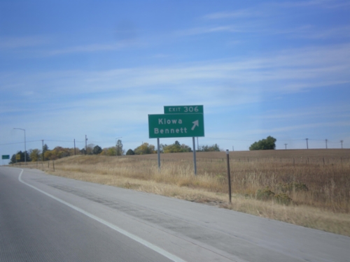 I-70 West - Exit 306
