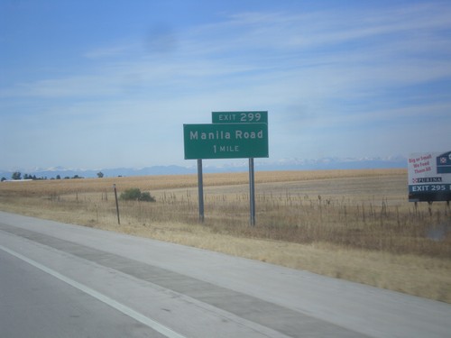 I-70 West - Exit 299