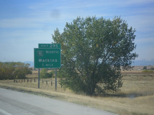 I-70 West - Exit 295