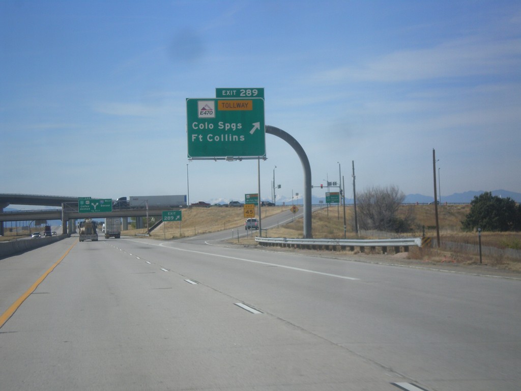 I-70 West - Exit 289