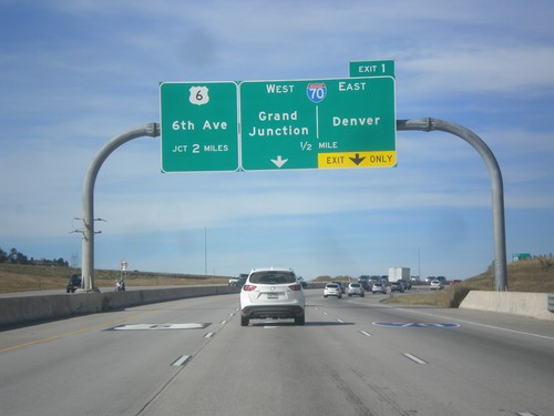 CO-470 West - Exit 1