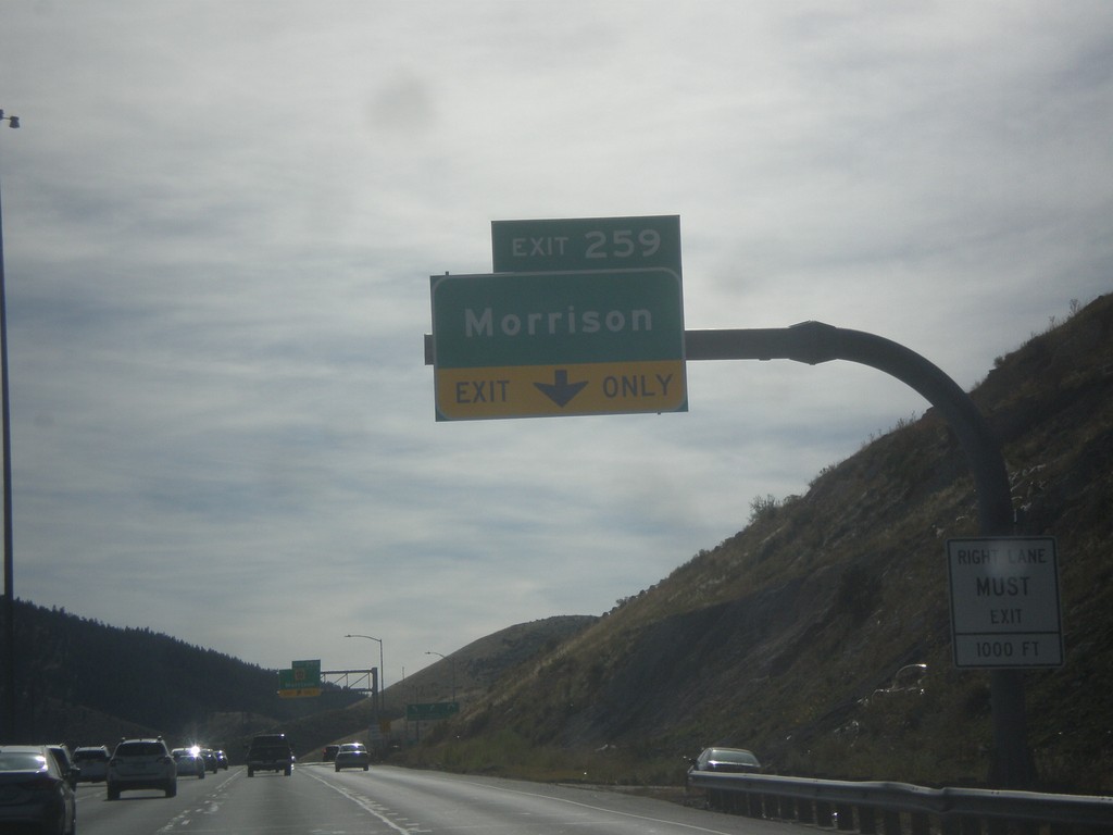 I-70 West - Exit 259