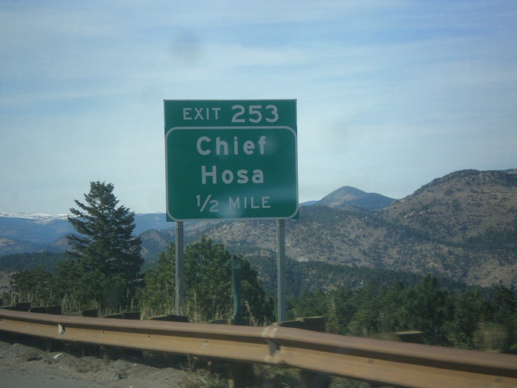 I-70 West - Exit 253