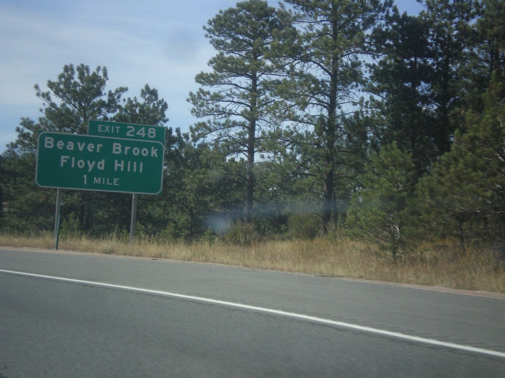 I-70 West - Exit 248