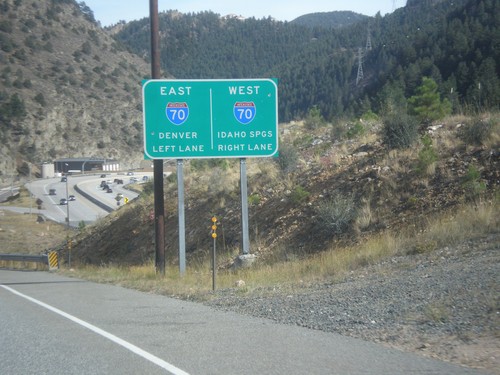 Central City Parkway approaching I-70