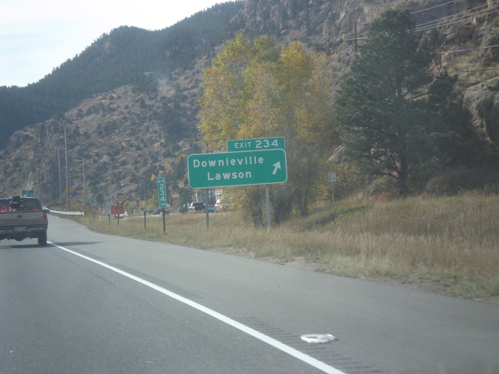 I-70 West - Exit 234