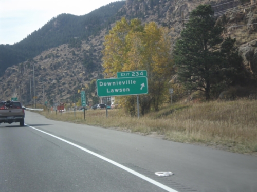 I-70 West - Exit 234