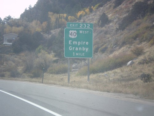 I-70 West - Exit 232