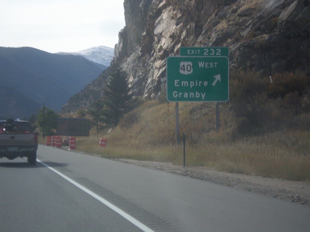 I-70 West - Exit 232