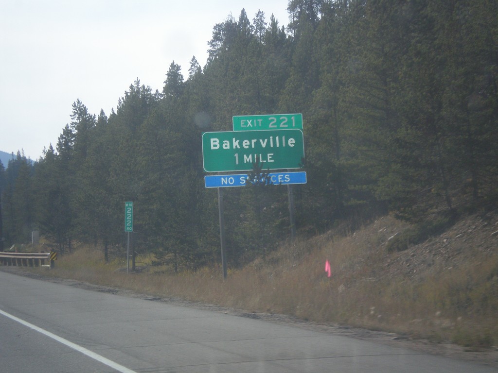 I-70 West - Exit 221