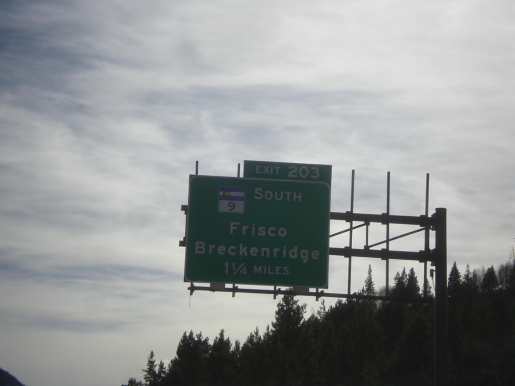 I-70 West - Exit 203
