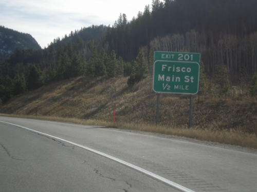 I-70 West - Exit 201