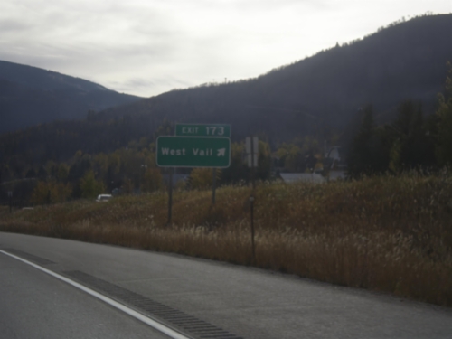 I-70 West - Exit 173