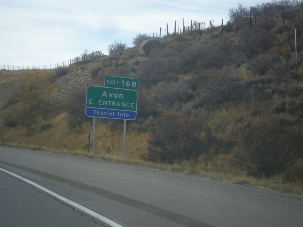 I-70 West - Exit 168