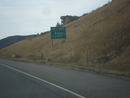 I-70 West - Exit 167