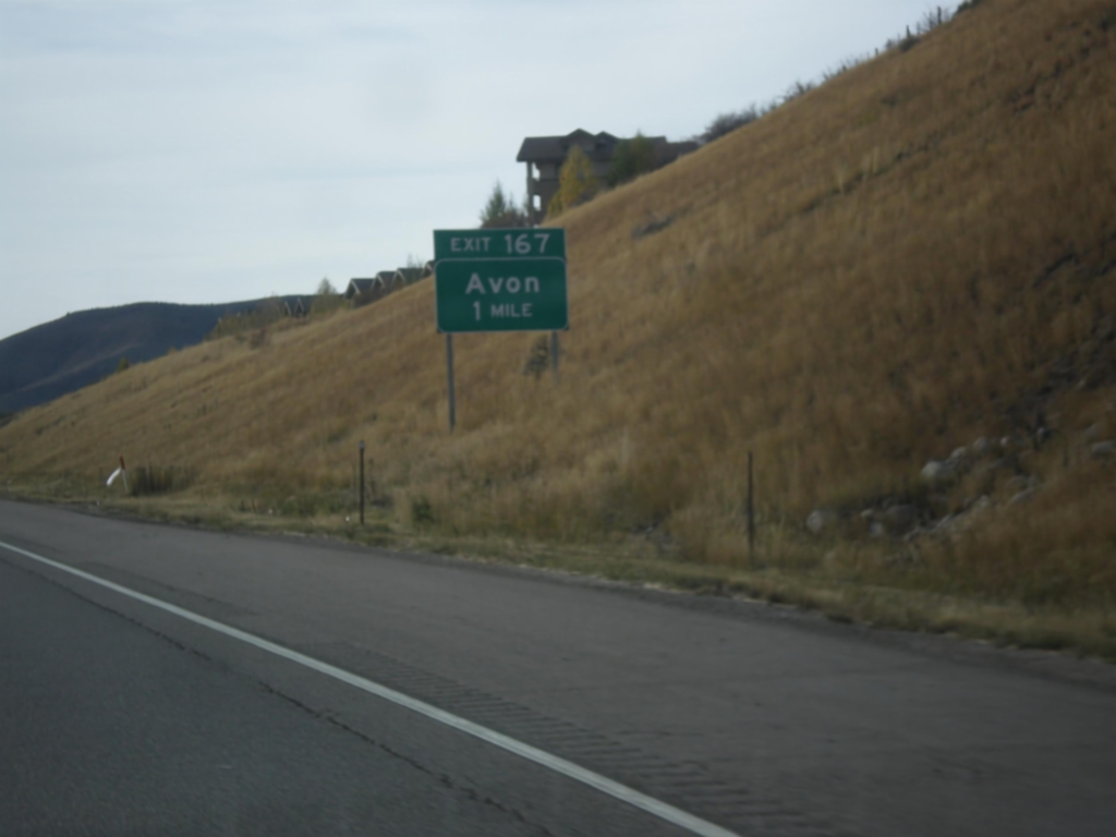 I-70 West - Exit 167