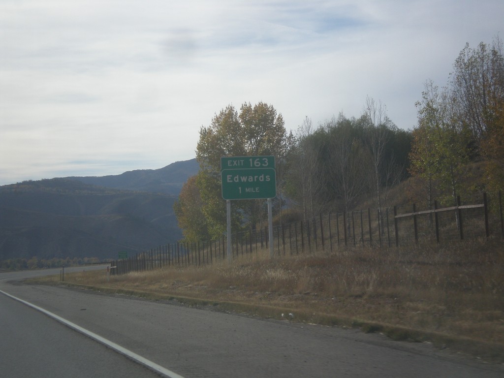 I-70 West - Exit 163