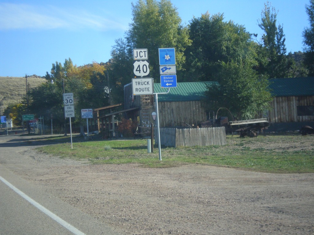 Jct. US-40 on CO-64 North