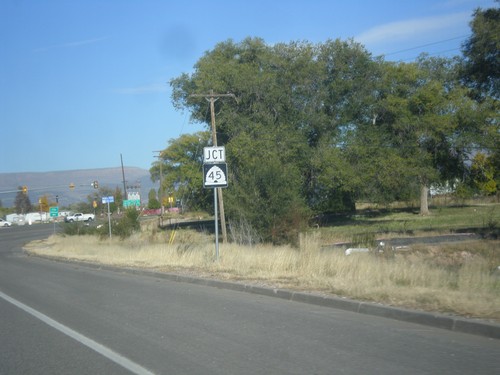 US-40 West Approaching UT-45