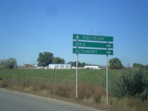 US-40 West/US-191 South Approaching UT-87