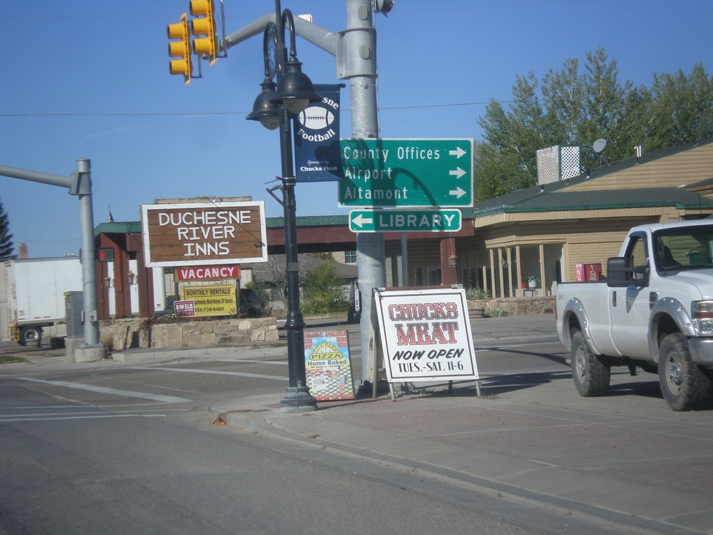 US-40 West/US-191South at UT-87