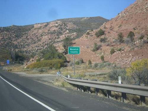 US-40 West - Entering Wasatch County