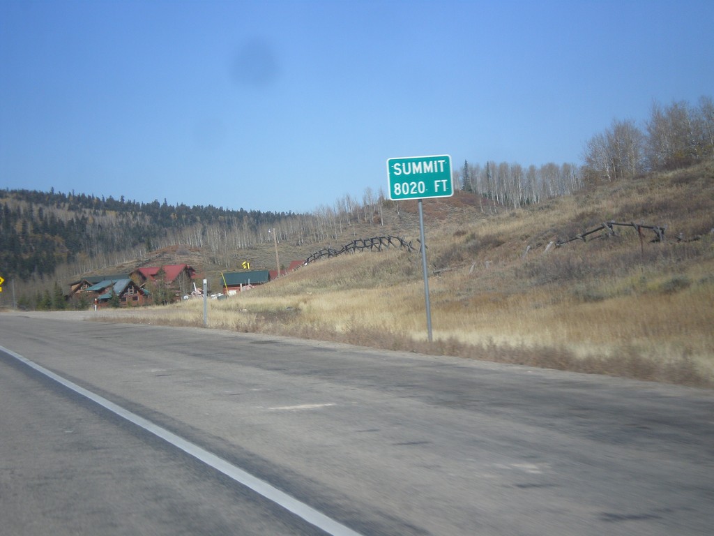 US-40 West - Daniels Summit