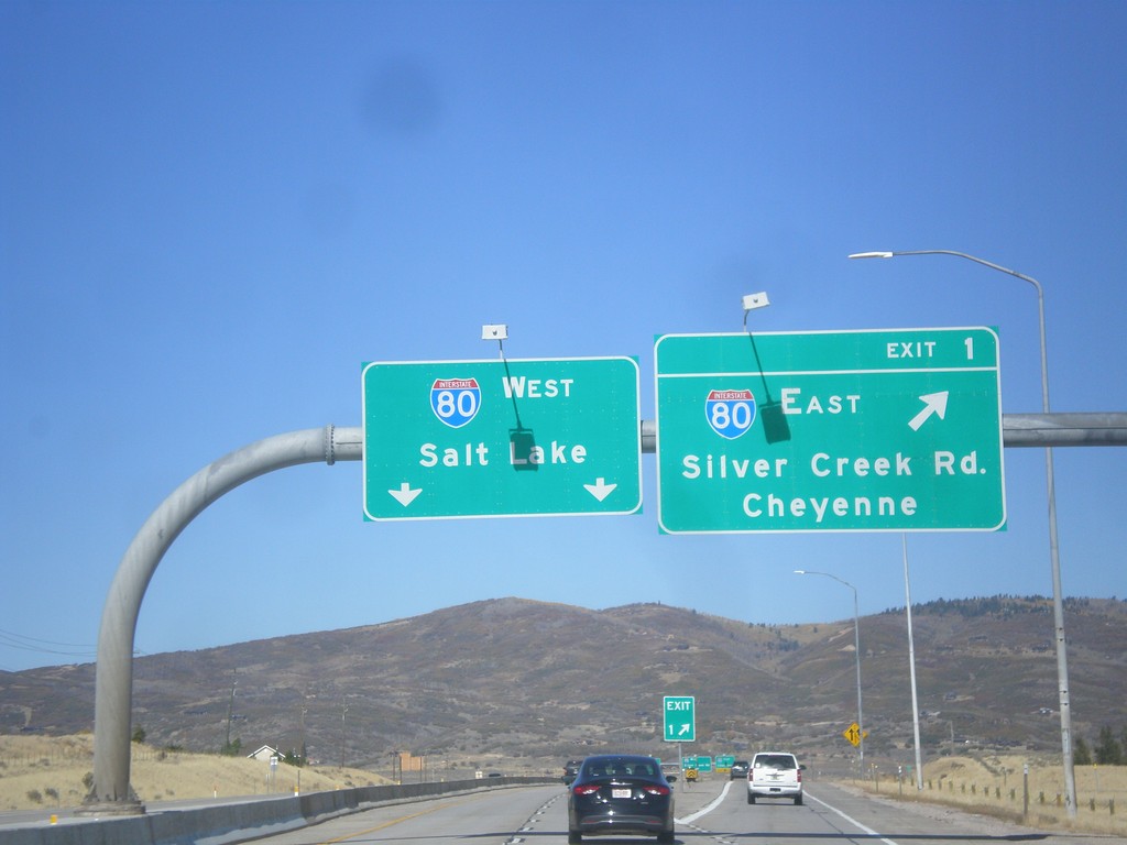 End US-40 at I-80