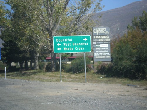 I-15 Exit 316 Offramp at UT-68