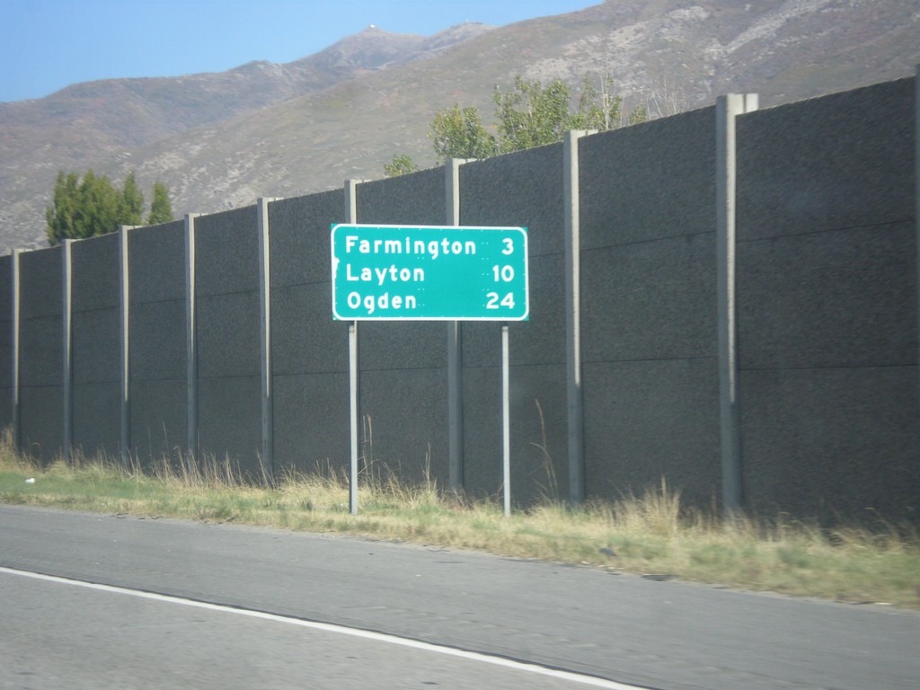 I-15 North - Distance Marker