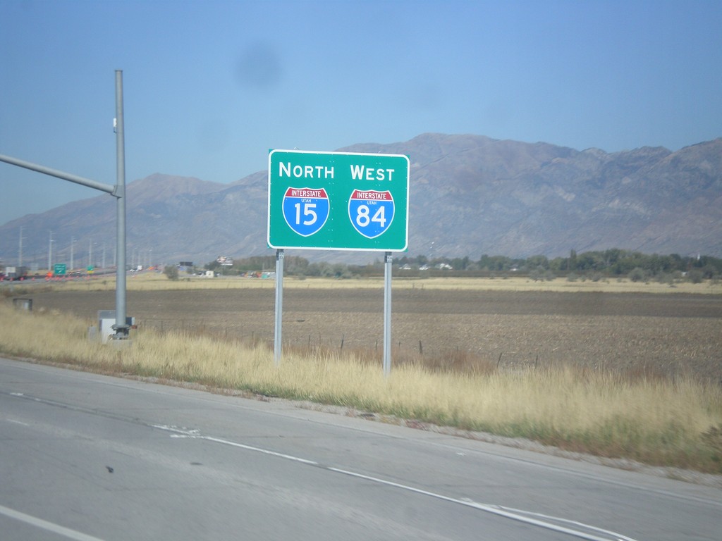 I-15 North/I-84 West - Willard