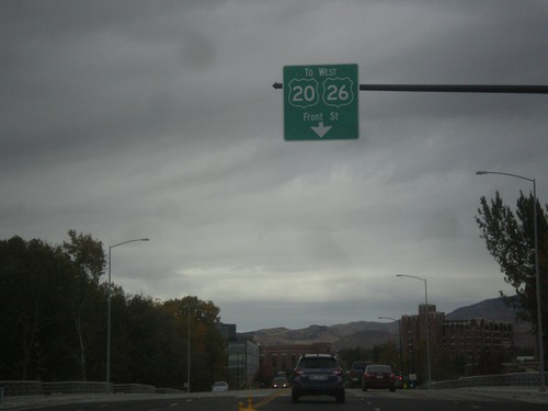 US-20/US-26 West - Broadway Ave Approaching Front St