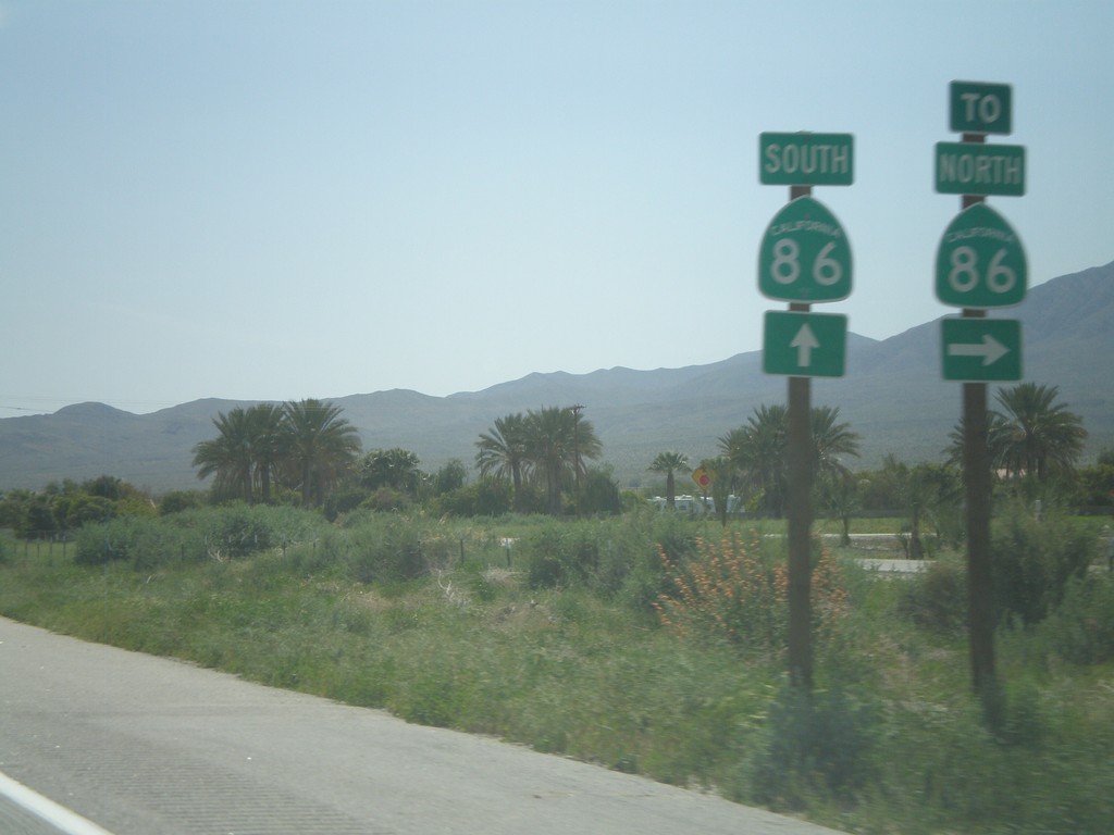 End CA-86S South at CA-86