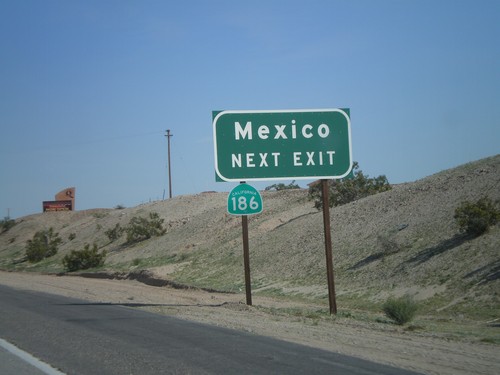 I-8 East Approaching Exit 166