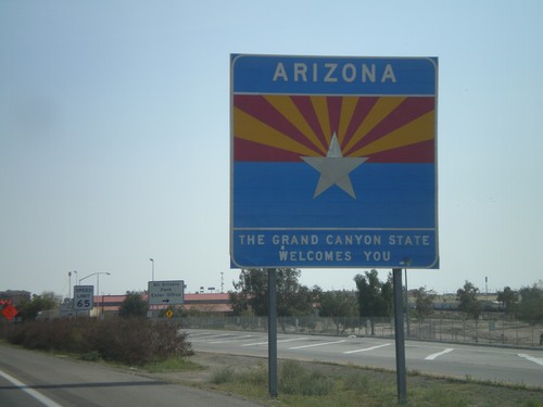 I-8 East - Welcome To Arizona