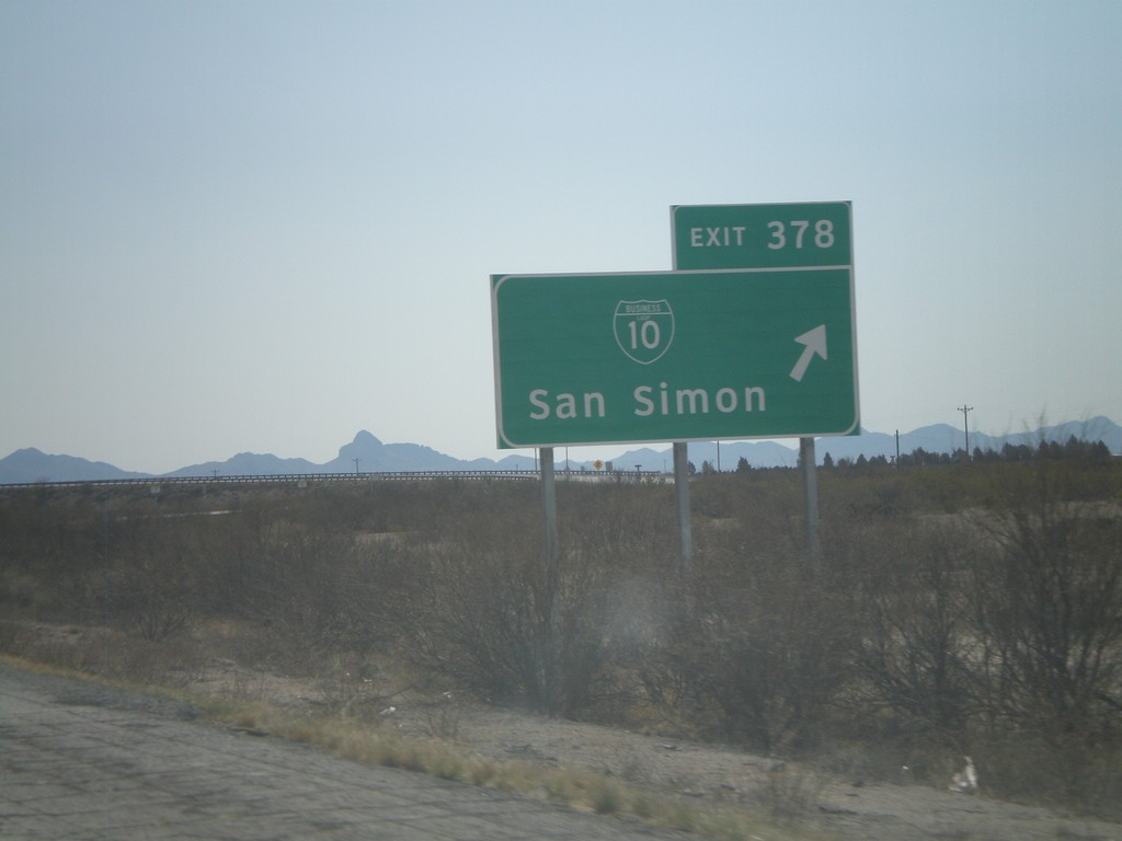 I-10 East - Exit 378