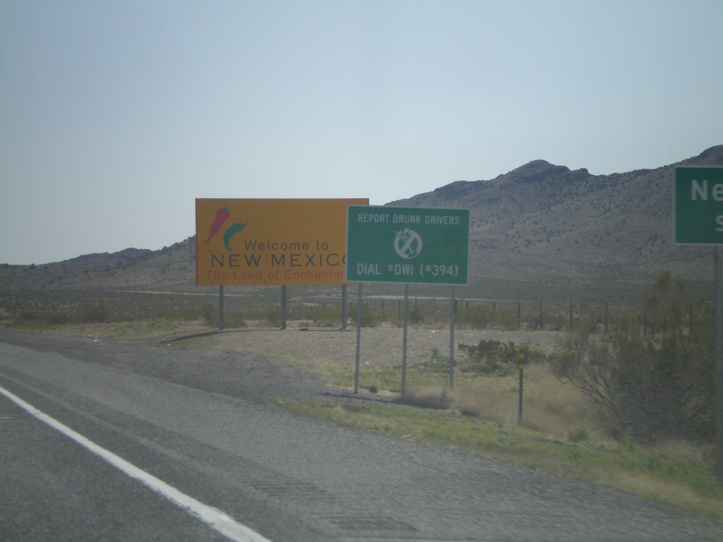 I-10 East - Welcome To New Mexico