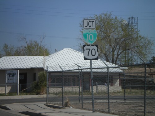 NM-494 North Approaching BL-10/US-70