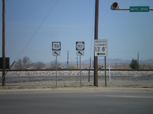 NM-494 North at US-70/BL-10/NM-90