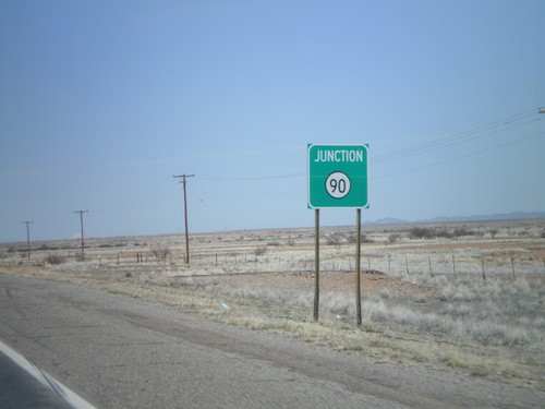 US-70 West/NM-90 East Approaching Split