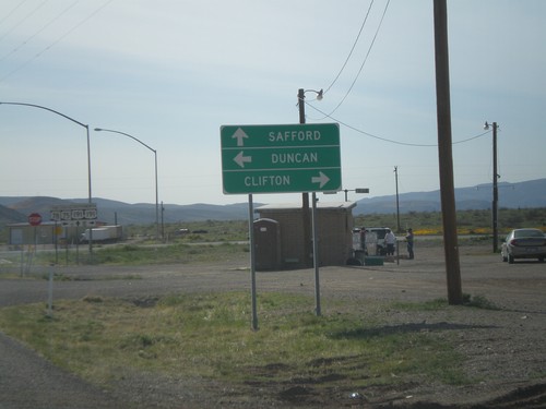 End AZ-78 West at US-191/AZ-75