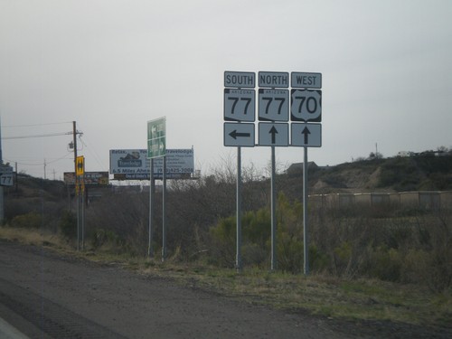 US-70 West at AZ-77