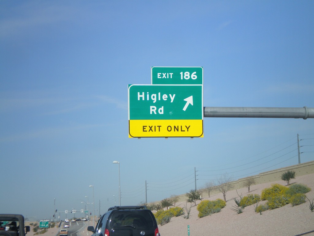 US-60 West - Exit 186