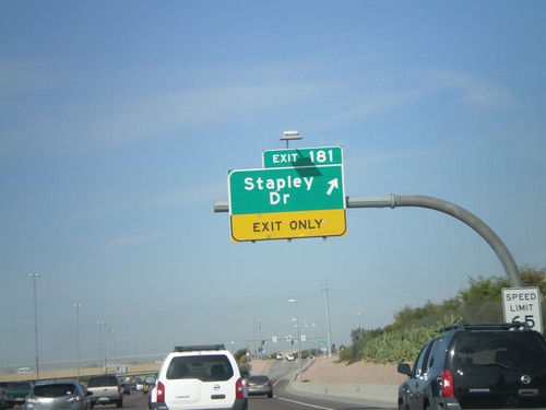 US-60 West - Exit 181