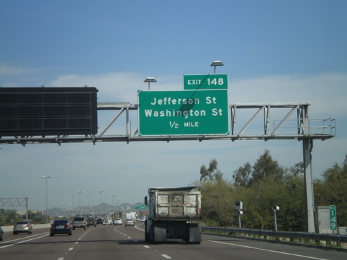 I-10 West Approaching Exit 148