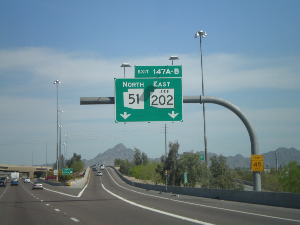 I-10 West - Exits 147A and B