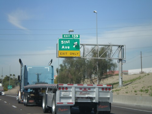 I-10 West - Exit 139