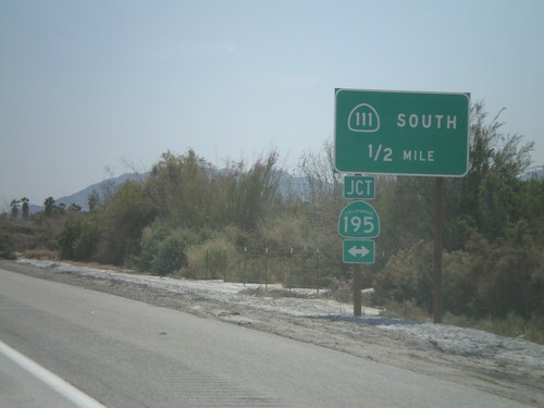 CA-86S South Approaching CA-195 To CA-111