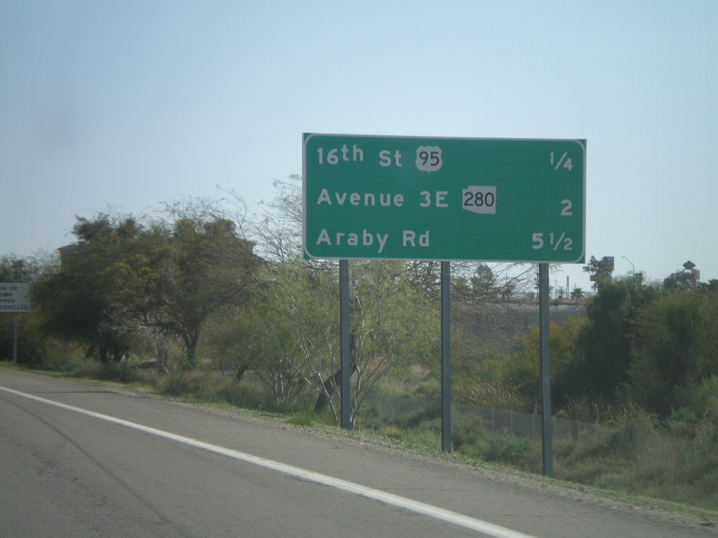 I-8 East - Distance Marker