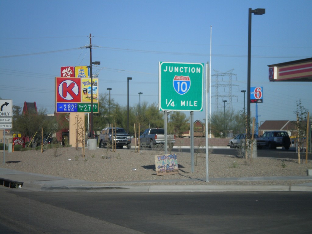 Ina Road West Approaching I-10